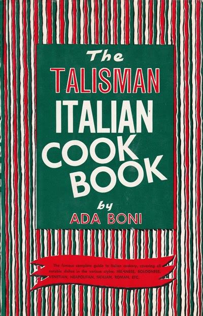 The talismab Itqlian cookbook